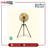 Super Asia Tripod Fan 18 Inches Low Energy Consumption Strong Air Throw Noisless Operation Brand Warranty - Onestopmall.pk